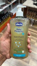 شامپو سر و بدن کودک چیکو CHICCO حجم 500 میل بشرط اورجینال ساخت ایتالیا